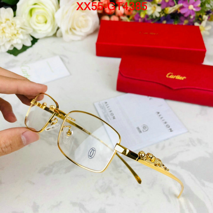 Glasses-Cartier,aaaaa+ replica designer , ID: GT4385,$: 55USD