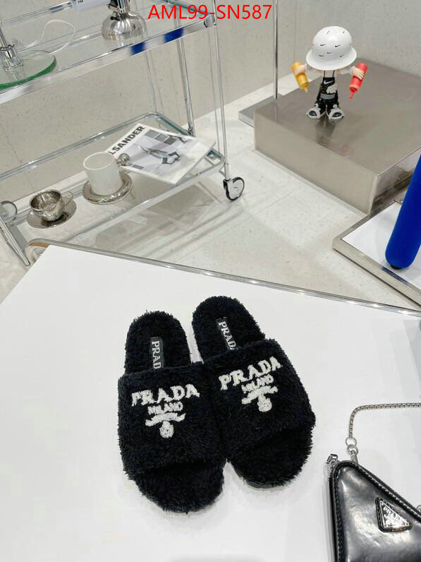 Women Shoes-Prada,wholesale 2023 replica , ID: SN587,$: 99USD