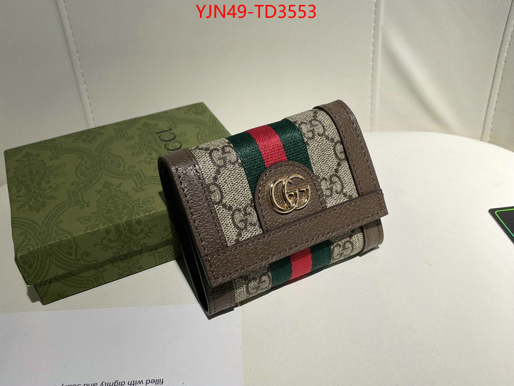 Gucci Bags(4A)-Wallet-,replica ,ID: TD3553,$: 49USD