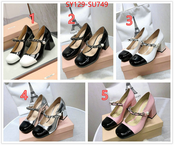 Women Shoes-Miu Miu,perfect quality ,luxury fashion replica designers , ID: SU749,$: 129USD