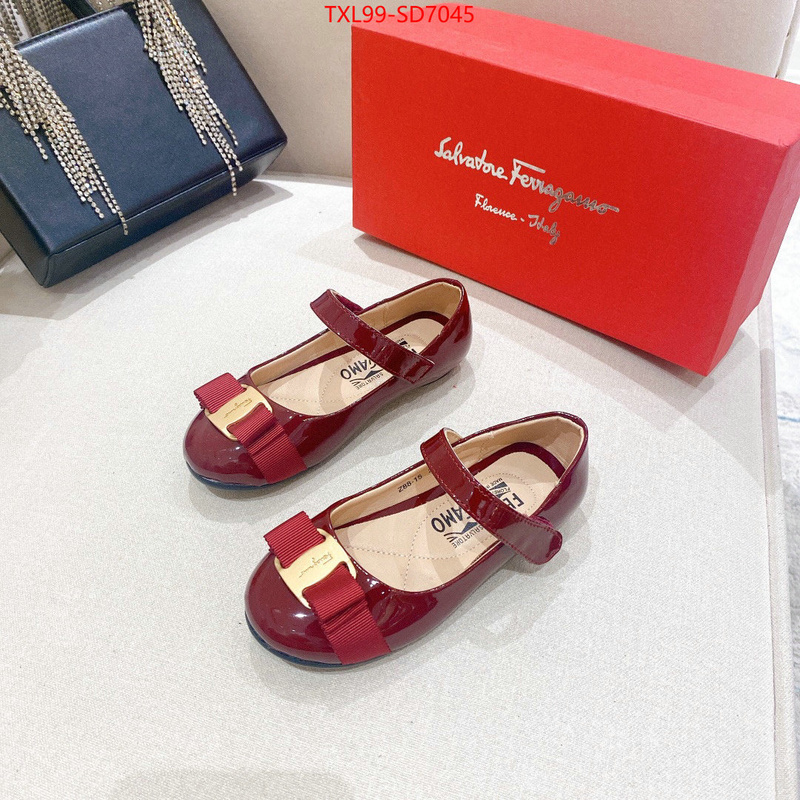 Kids shoes-Ferragamo,quality aaaaa replica , ID: SD7045,$: 99USD