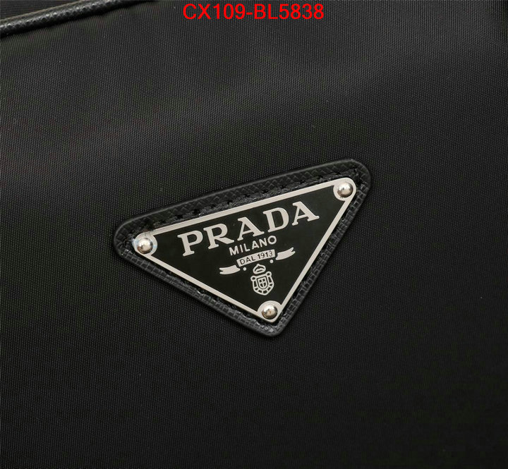 Prada Bags(4A)-Handbag-,buy first copy replica ,ID: BL5838,$: 109USD