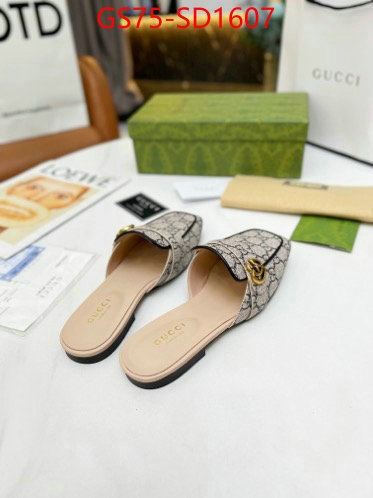 Women Shoes-Gucci,for sale cheap now , ID: SD1607,$: 75USD