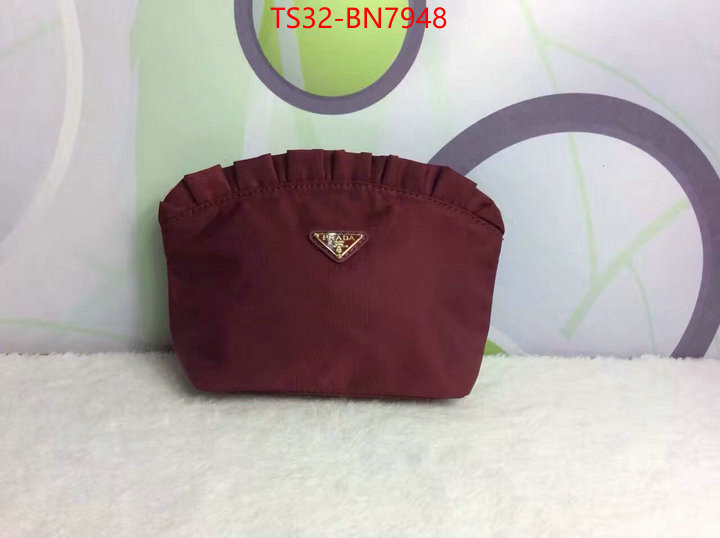 Prada Bags(4A)-Clutch-,the best ,ID: BN7948,$: 32USD