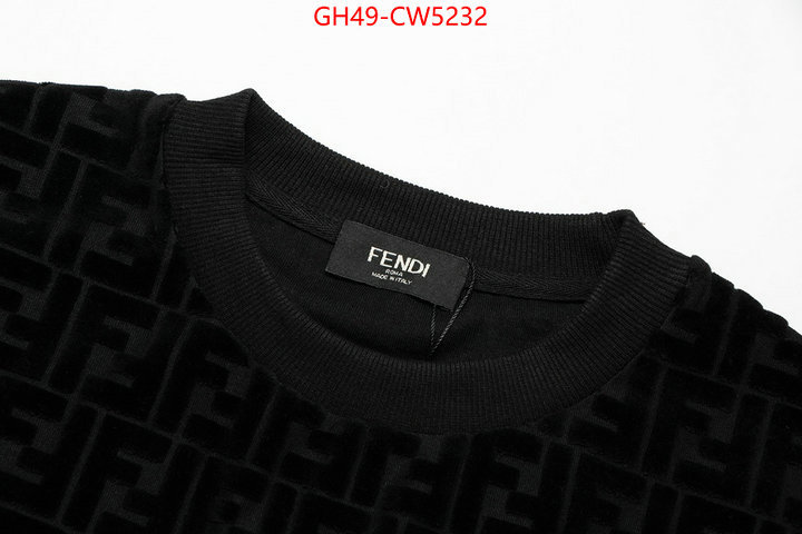 Clothing-Fendi,7 star replica , ID: CW5232,$: 49USD