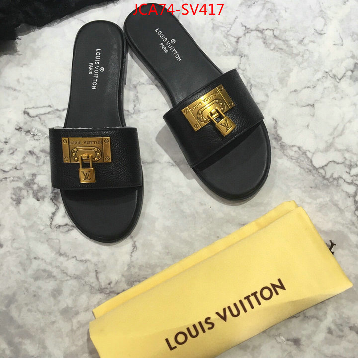 Women Shoes-LV,what 1:1 replica , ID: SV417,$:74USD