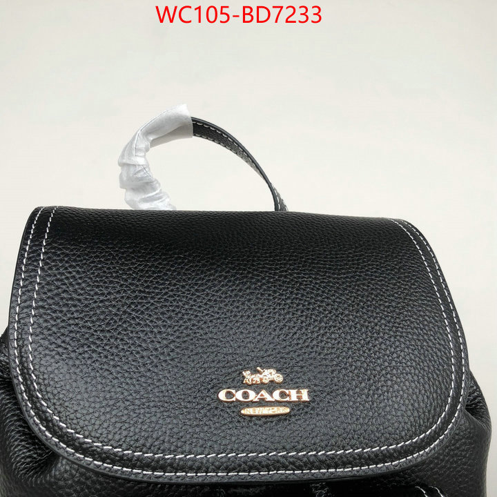 Coach Bags(4A)-Backpack-,we provide top cheap aaaaa ,ID: BD7233,$: 105USD