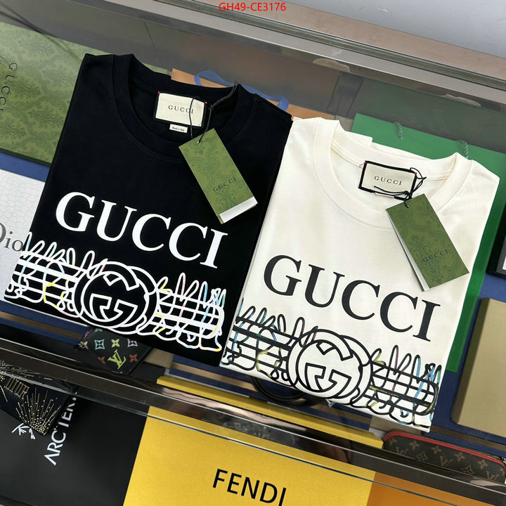 Clothing-Gucci,buy online , ID: CE3176,$: 49USD