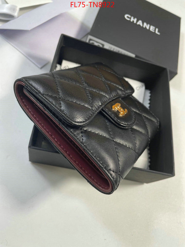 Chanel Bags(4A)-Wallet-,ID: TN8922,$: 75USD