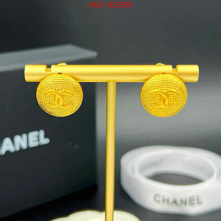 Jewelry-Chanel,replicas , ID: JO3359,$: 25USD