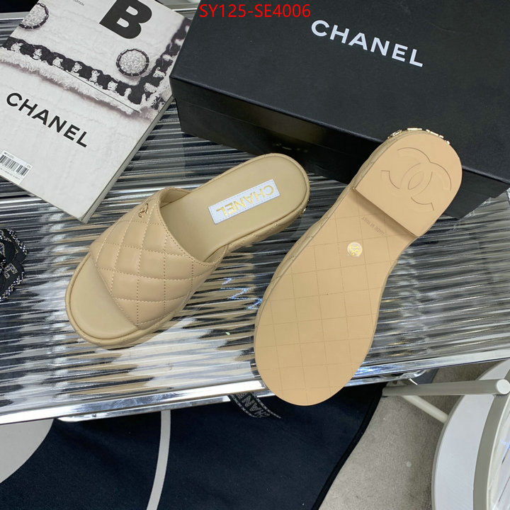 Women Shoes-Chanel,where should i buy replica , ID: SE4006,$: 125USD