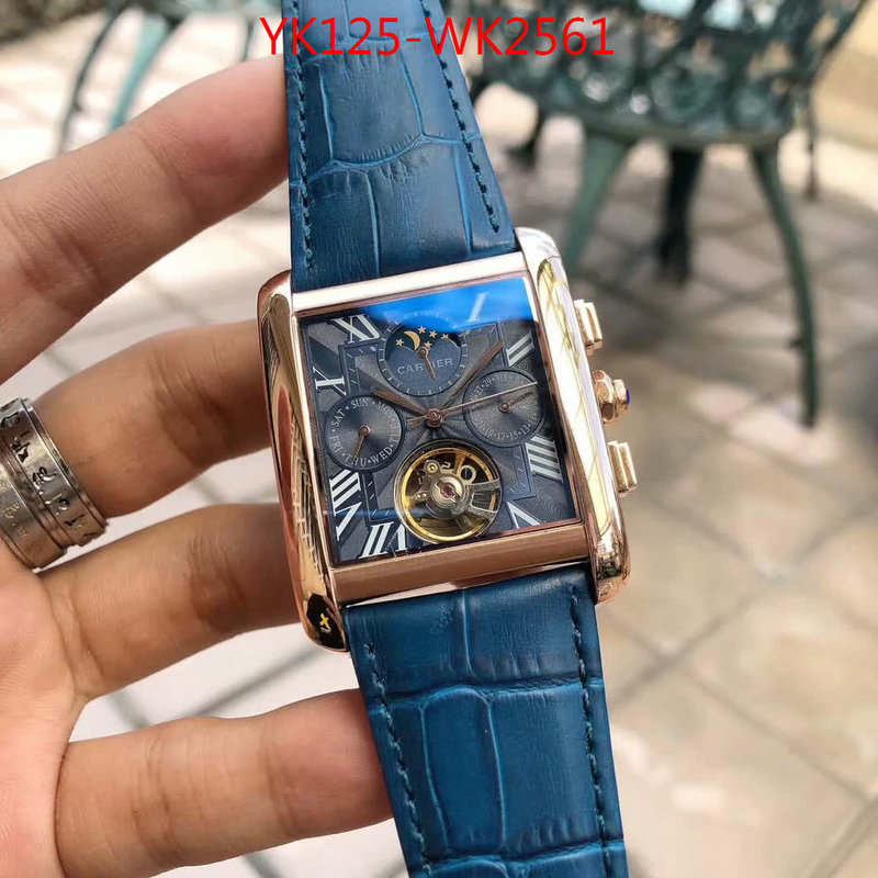 Watch(4A)-Cartier,first top ,ID: WK2561,$:125USD