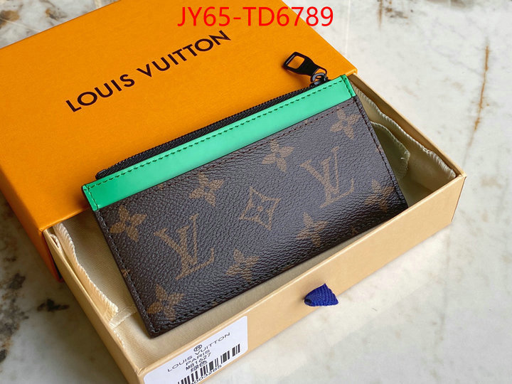 LV Bags(TOP)-Wallet,ID: TD6789,$: 65USD