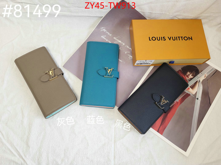 LV Bags(4A)-Wallet,buy online ,ID: TW913,$: 45USD