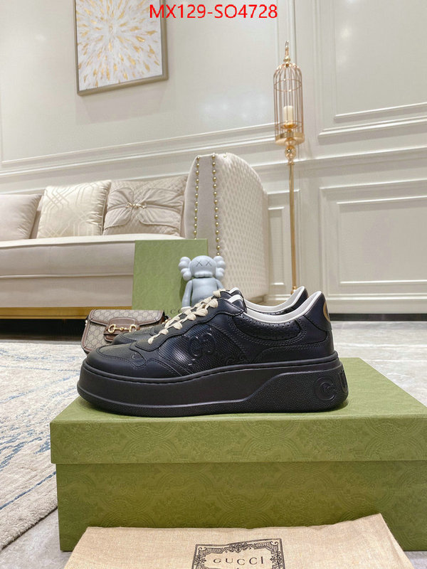 Men Shoes-Gucci,top sale , ID: SO4728,$: 129USD