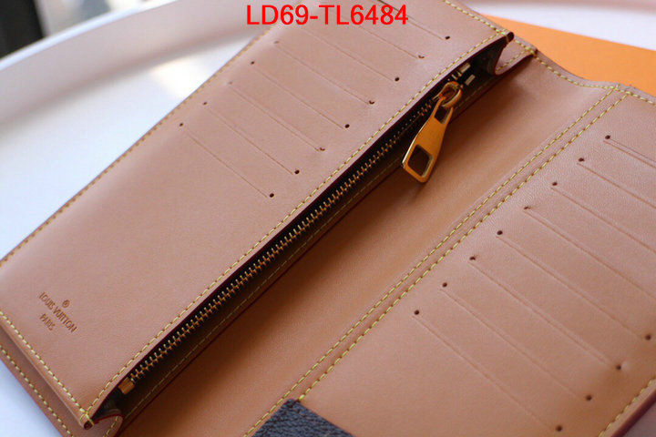 LV Bags(TOP)-Wallet,ID:TL6484,$: 69USD