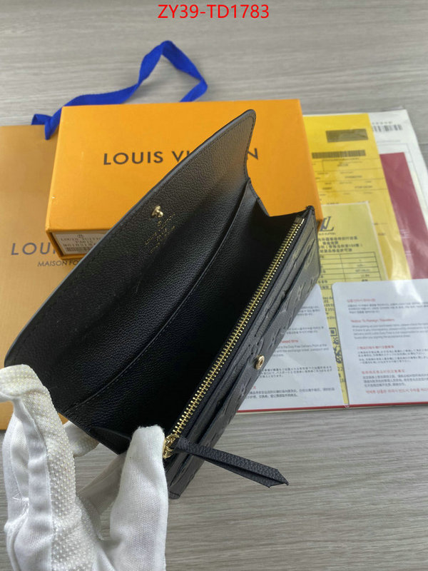 LV Bags(4A)-Wallet,ID: TD1783,$: 39USD