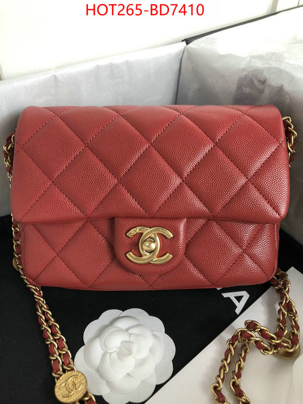 Chanel Bags(TOP)-Diagonal-,ID: BD7410,$: 265USD