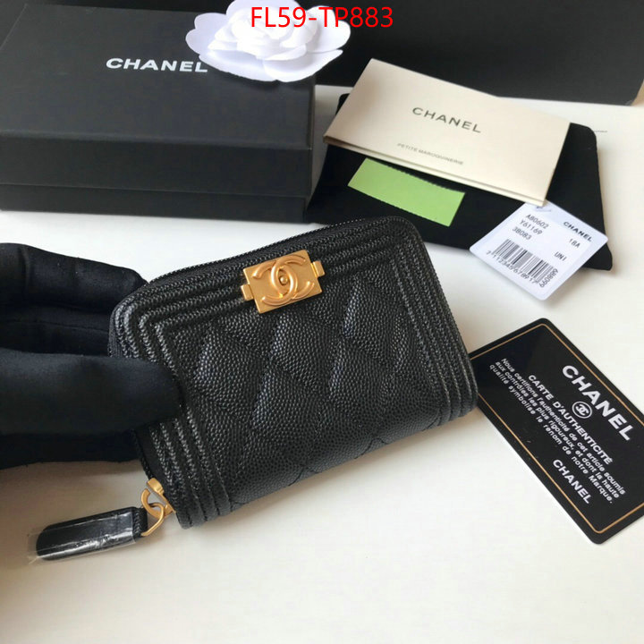 Chanel Bags(4A)-Wallet-,ID: TP883,$: 59USD