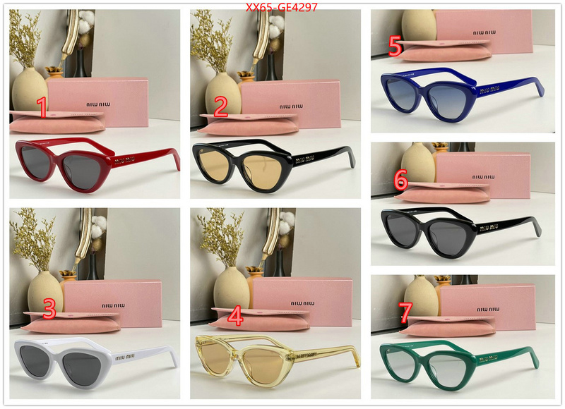 Glasses-Miu Miu,high quality perfect , ID: GE4297,$: 65USD