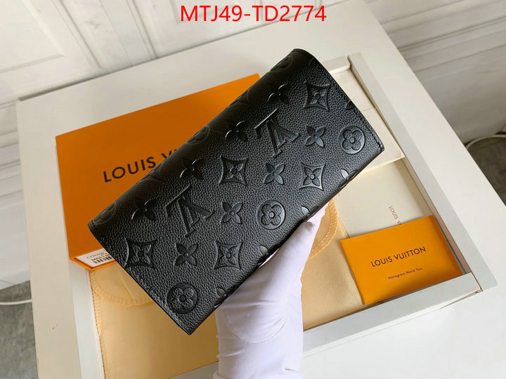 LV Bags(4A)-Wallet,ID: TD2774,$: 49USD