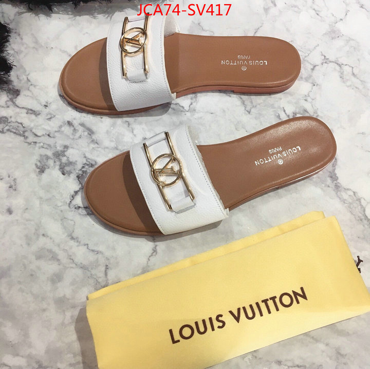 Women Shoes-LV,what 1:1 replica , ID: SV417,$:74USD