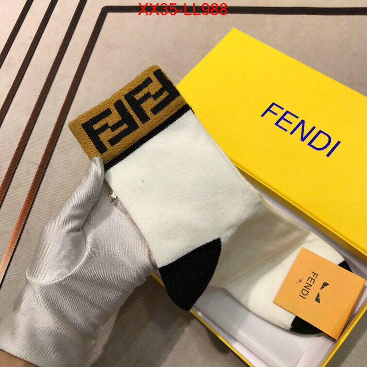 Sock-Fendi,high quality designer , ID: LL988,$:35USD