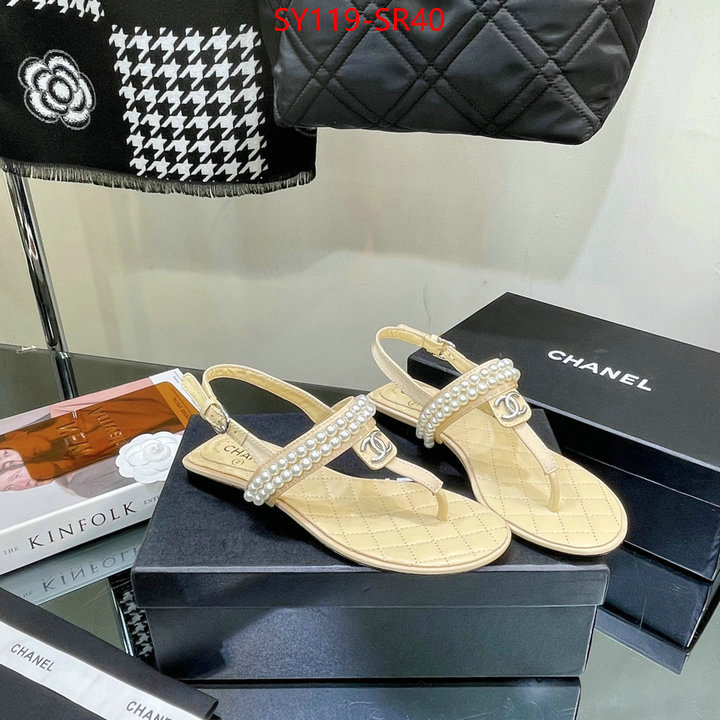 Women Shoes-Chanel,top 1:1 replica , ID:SR40,$: 119USD