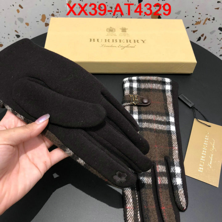 Gloves-Burberry,high quality perfect , ID: AT4329,$: 39USD