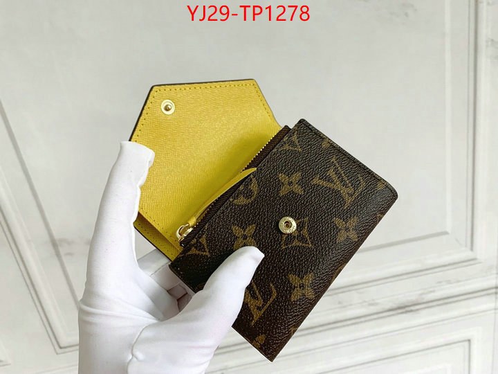 LV Bags(4A)-Wallet,ID: TP1278,$: 29USD