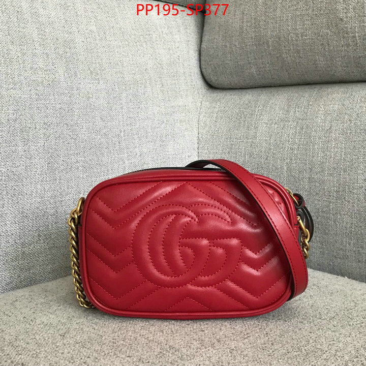 Gucci Bags(TOP)-Marmont,ID: BP377,$: 195USD