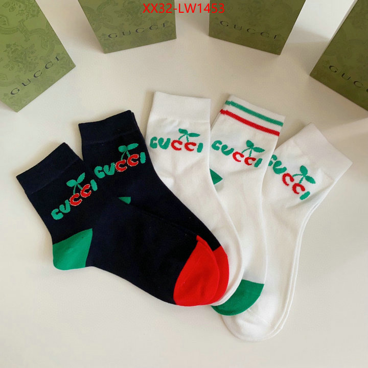 Sock-Gucci,replica 1:1 , ID: LW1453,$: 32USD