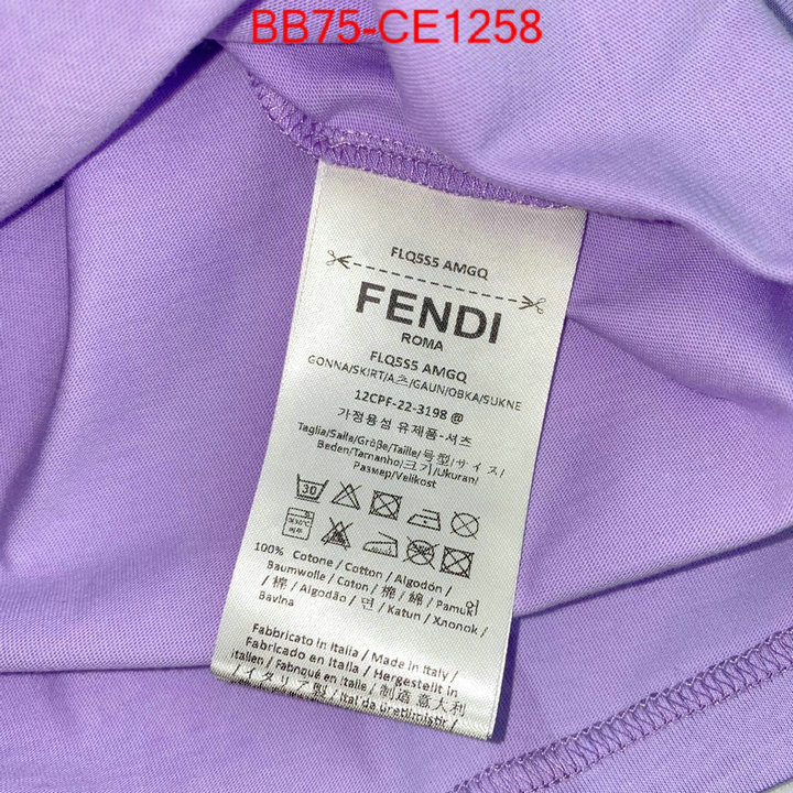 Clothing-Fendi,first copy , ID: CE1258,$: 75USD