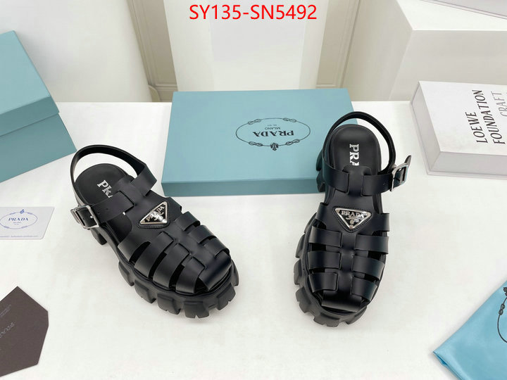Women Shoes-Prada,best quality fake , ID: SN5492,$: 135USD
