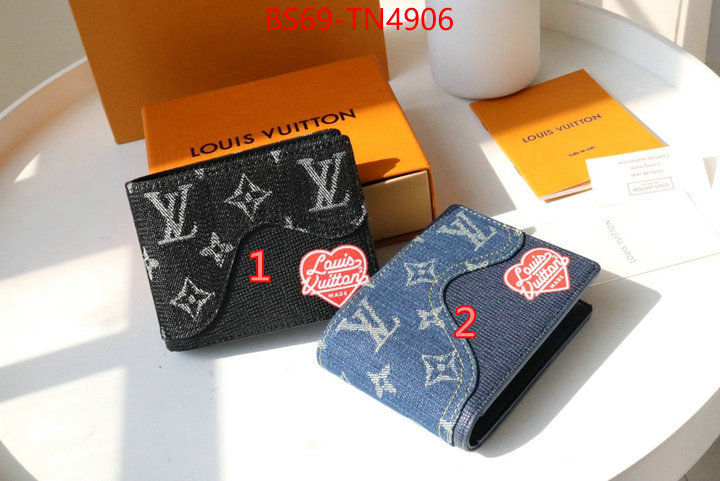 LV Bags(TOP)-Wallet,ID: TN4906,$: 69USD