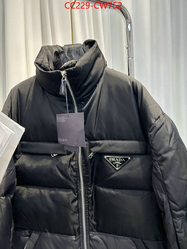 Down jacket Women-Prada,1:1 replica wholesale , ID: CW752,$: 229USD