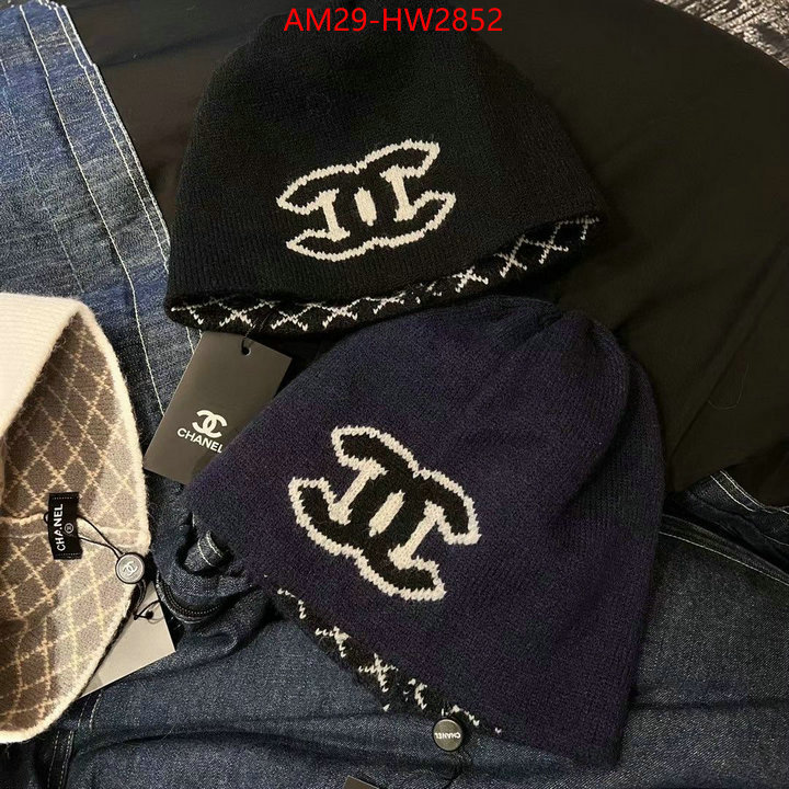 Cap (Hat)-Chanel,wholesale imitation designer replicas , ID: HW2852,$: 29USD