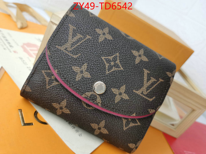 LV Bags(4A)-Wallet,we provide top cheap aaaaa ,ID: TD6542,$: 49USD