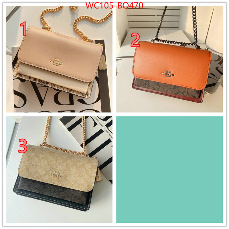 Coach Bags(4A)-Diagonal,buy first copy replica ,ID: BO470,$: 105USD