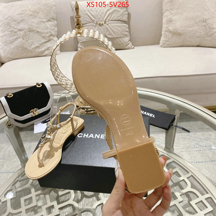 Women Shoes-Chanel,top quality designer replica , ID: SV265,$: 105USD