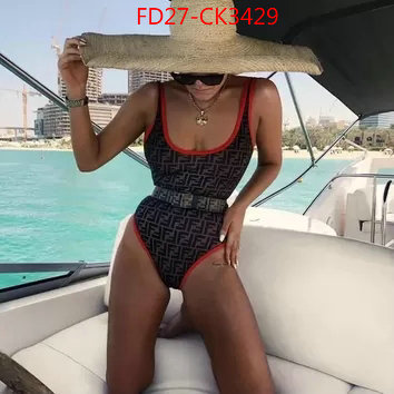 Swimsuit-Fendi,replica , ID: CK3429,$:27USD