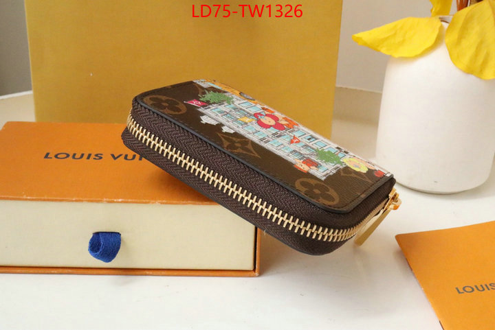 LV Bags(TOP)-Wallet,ID: TW1326,$: 75USD