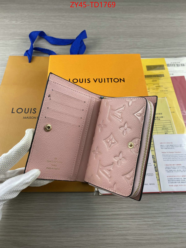 LV Bags(4A)-Wallet,ID: TD1769,$: 45USD