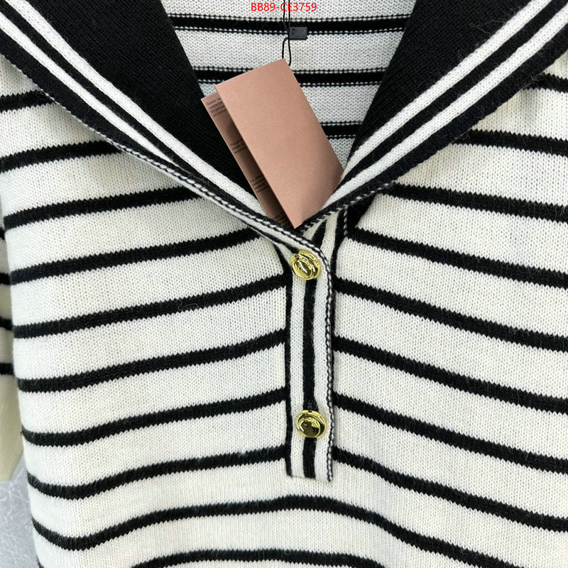 Clothing-MIU MIU,best website for replica , ID: CE3759,$:89USD