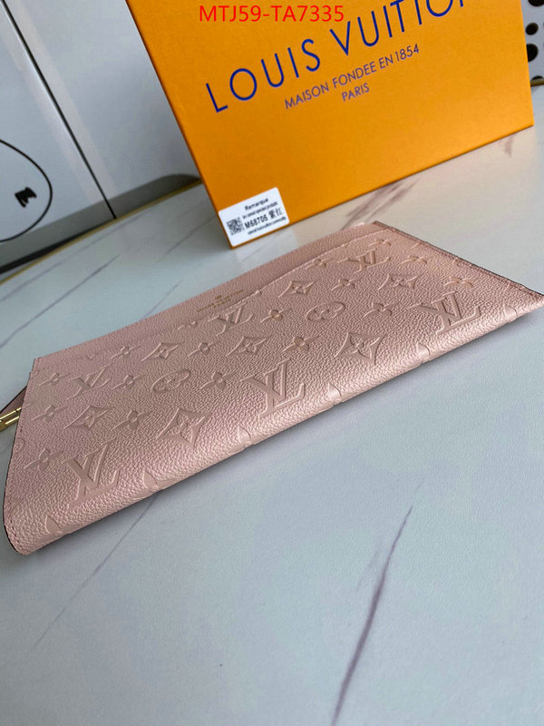 LV Bags(4A)-Wallet,ID: TA7335,$: 59USD