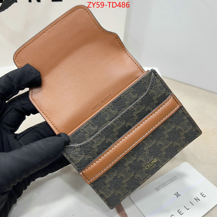 CELINE Bags(4A)-Wallet,aaaaa replica ,ID: TD486,$: 59USD