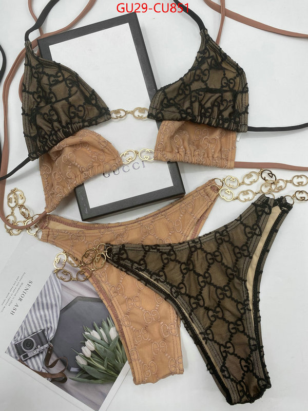 Swimsuit-GUCCI,replica 2023 perfect luxury , ID: CU851,$: 29USD