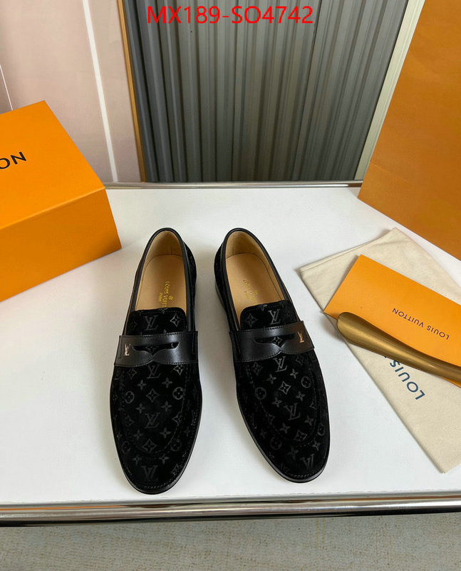 Men Shoes-LV,2023 aaaaa replica 1st copy , ID: SO4742,$: 189USD