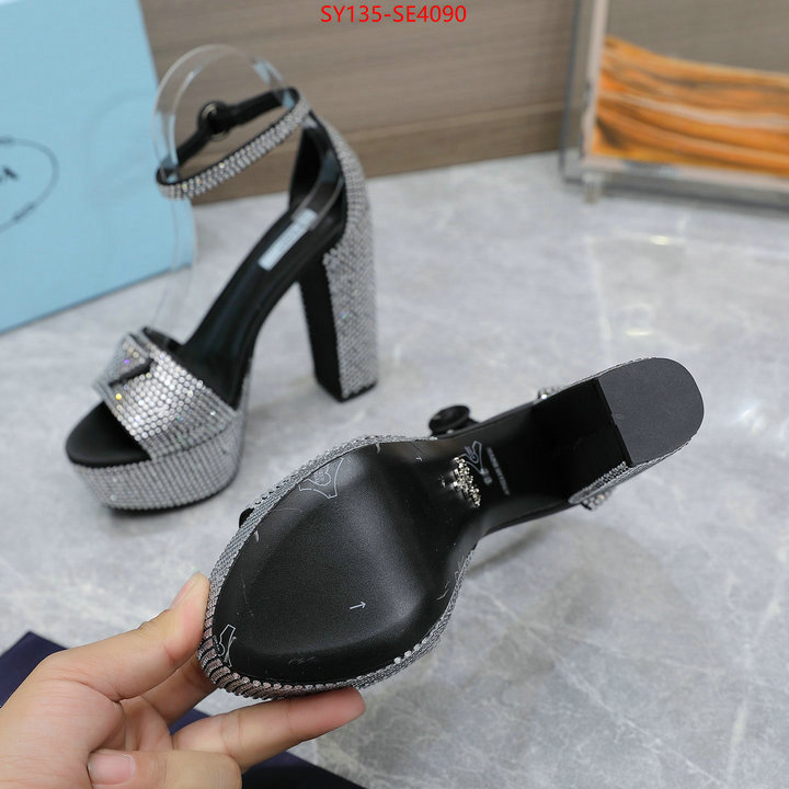 Women Shoes-Prada,mirror quality , ID: SE4090,$: 135USD