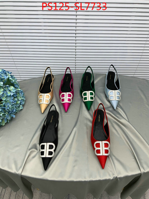 Women Shoes-Balenciaga,buy replica , ID: SL7733,$: 125USD